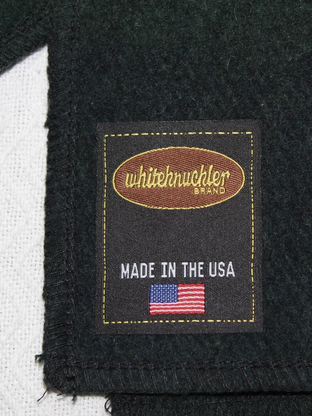 Whiteknuckler Blue/Green 100% Wool Prototype Never Released Scarf Made in USA